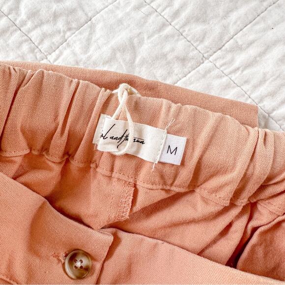 Girl and the Sun Leros Shorts  NEW Coral Medium - Picture 6 of 11